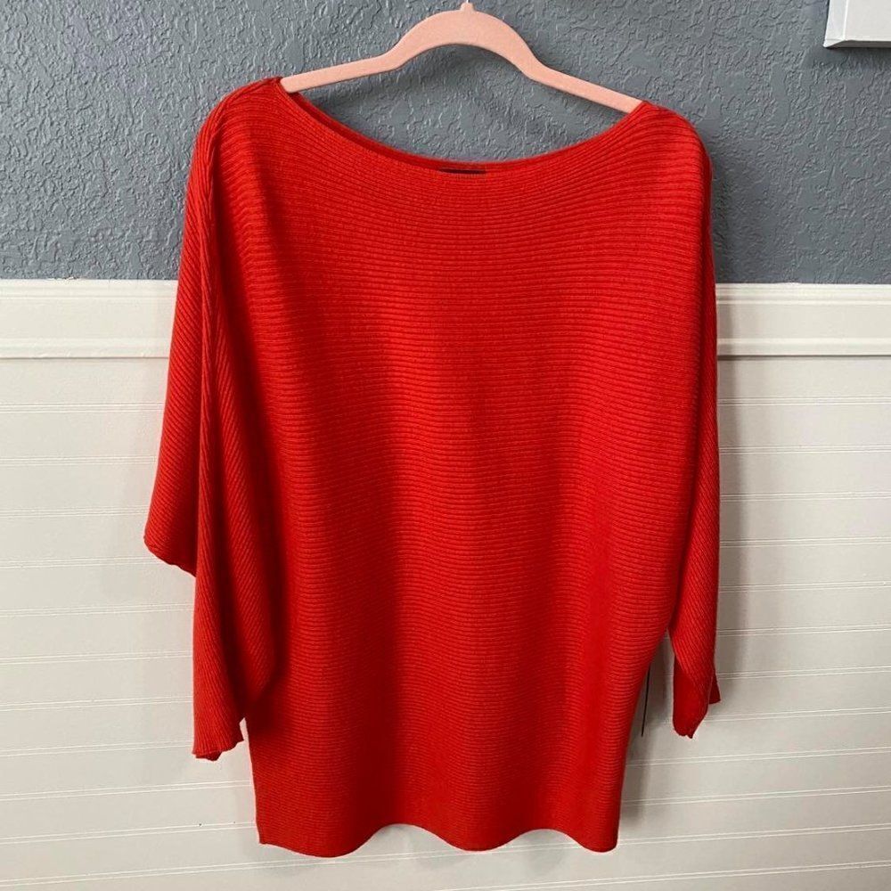 Vince Camuto Jetsetter Orange Sweater